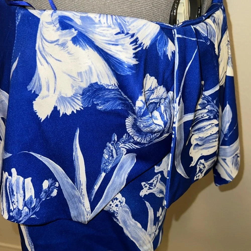 Stylestalker Jasmine Blue Floral Print Skort